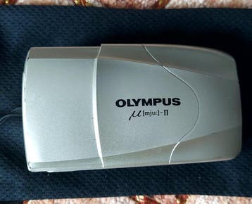 Olympus mju-II Analoge camera, Audio, Tv en Foto, Fotocamera's Analoog, Nieuw