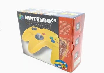 Mario64.nl: Nintendo 64 Controller Yellow in Doos - iDEAL!, Ophalen of Verzenden, Zo goed als nieuw