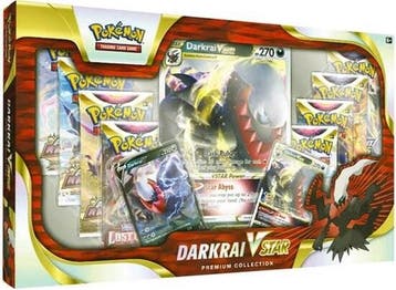 Darkrai Vstar Premium Collection box, Ophalen of Verzenden, Nieuw, Losse kaart, Foil