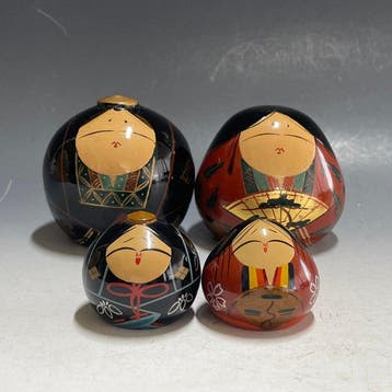 Ouchi Ningyo / Ouchi Lacquerware / Hina Ningyo - Pop 2 pairs