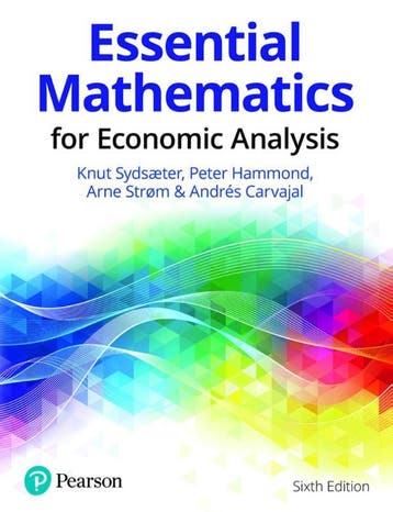 Essential Mathematics for Economic Analysis 9781292359281, Zo goed als nieuw
