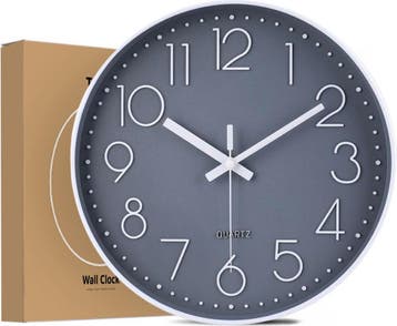 Tyme Wandklok Modern - Goed leesbaar - Stille 40cm Klok -, Ophalen of Verzenden, Zo goed als nieuw