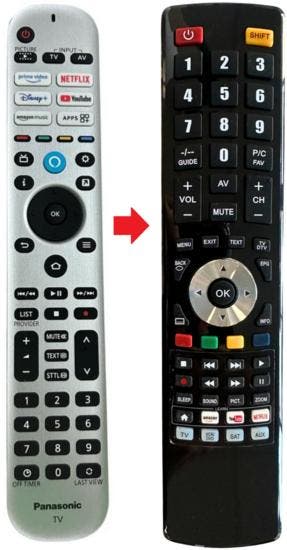 Panasonic N2QBYA000079 afstandsbediening, Verzenden, Nieuw
