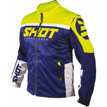 Enduro Jas Shot Lite 2.0 Softshell Blauw / Fluo - MAAT S, Verzenden, Nieuw met kaartje, Jas | textiel, Shot
