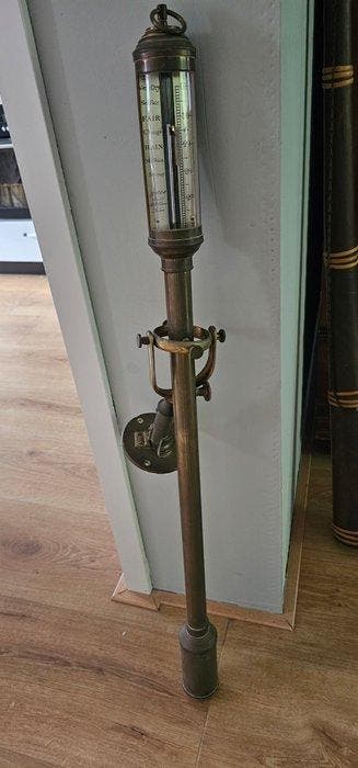 Stick barometer - Messing - Scheepsbarometer