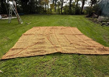 Kokos Schaduwdoek 4x4 meter, Ophalen of Verzenden, Nieuw