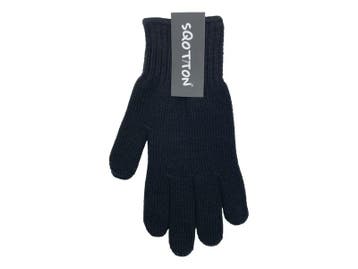 Heren handschoen - SQOTTON - Zwart, Kleding | Heren, Mutsen, Sjaals en Handschoenen, Verzenden, Nieuw