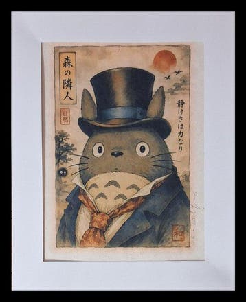 Emma Wildfang - „Totoro“ - Series - Anime Ukiyo – Legends in, Nieuw