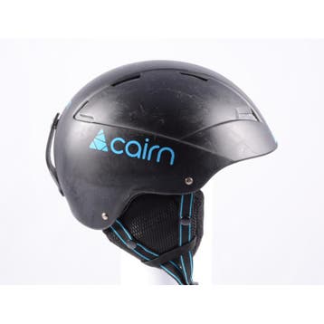 54 55 56 skihelm/snowboardhelm CAIRN LOC-ACTIVE J, Matte bla, Verzenden, Gebruikt