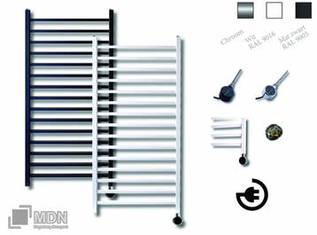 Sanicare electrische design radiator Qubic  126,4 x 60 cm. m, Verzenden, Nieuw