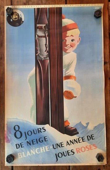 Roland Hugon - SNCF - 8 jours de neige blanche pour des
