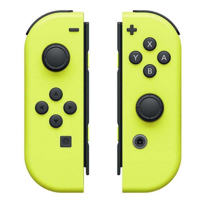 Nintendo Switch Joy-Cons Set - Geel, Spelcomputers en Games, Spelcomputers | Nintendo Consoles | Accessoires, Zo goed als nieuw