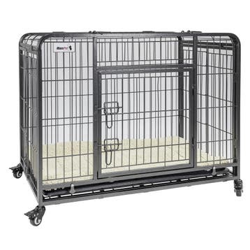 MaxxPet Hondenbench met Plaid - Verrijdbaar - 125x76x81cm, Verzenden, Nieuw