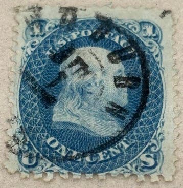 Noord Amerika 1868 - Schaars & vers US Scott nr.86, Gestempeld