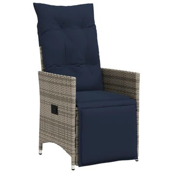 Lounge Ligstoel Tuin Verstelbaar | Laatste Stuk!, Tuin en Terras, Tuinstoelen, Ophalen of Verzenden, Zo goed als nieuw, Wicker