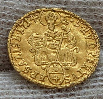Oostenrijk, Salzburg. Franz Anton von Harrach. 1/4 Ducat