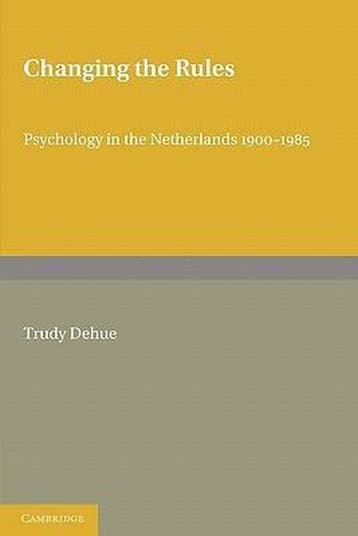 9780521144872 Changing The Rules Trudy Dehue, Boeken, Verzenden, Nieuw, Trudy Dehue