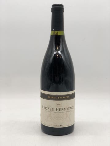 1 x 75cl Crozes-Hermitage Andeol Salavert 2007 (Rhone, rood), Ophalen of Verzenden, Nieuw, Frankrijk, Rode wijn
