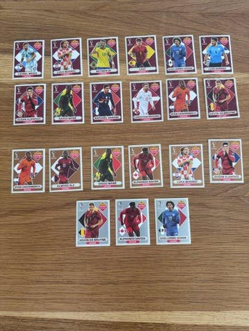 2022 Panini World Cup Stickers Lionel Messi, Luka Modric,, Nieuw