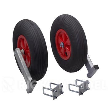 Centreerset / boeggeleider luchtband 400/480-8 - rode velg, Ophalen of Verzenden, Nieuw