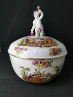 KPM Berlin ciotola Grande decorativa con coperchio H33cm ,