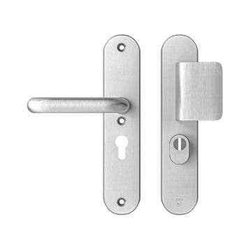 AXA Oval Plus veiligheidsbeslag voordeur D-knop/U kruk PC55, Verzenden, Nieuw
