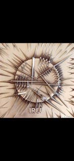 Arnaldo Pomodoro (1926) - Reliëf, Piastra per IRPEF 18 cm -