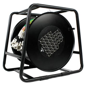 Devine SND-30-24-8 Stagesnake XLR stage haspel 24-weg 30, Verzenden, Nieuw