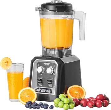 VEVOR Blender Zwart | 29% Korting, Ophalen of Verzenden, Nieuw, Powerblender