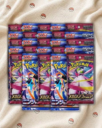 Pokémon - 25 Booster pack - Pokémon TCG MEGA - MEGA s/Ninja, Nieuw