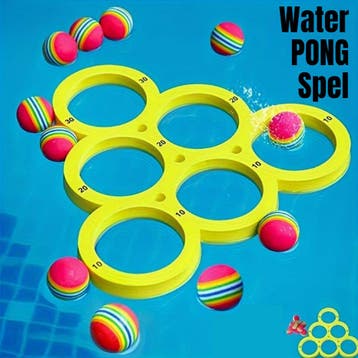 11-Delig Water Pong Zwembad Spel, Hobby en Vrije tijd, Verzenden, Nieuw