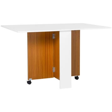 TRUUSK Klaptafel met Opklapbaar Werkblad en Wielen - Veelzij, Verzenden, Nieuw