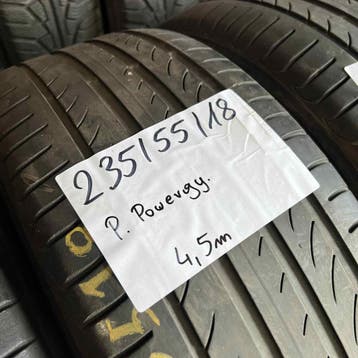 2 x Pirelli 235-55-18 Zomerbanden 4,5mm, 18 inch, Gebruikt, Ophalen of Verzenden, 235 mm