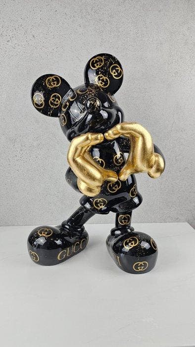 ArtBrut by Ann - Mickey ILY x Gucci, Antiek en Kunst, Kunst | Designobjecten