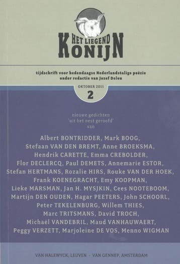liegend konijn jaargang 9 nr 2 9789081696111, Verzenden, Zo goed als nieuw