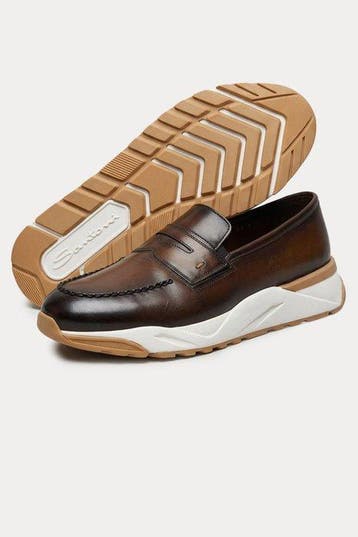 Santoni - Loafers - Maat: EU 45, Nieuw