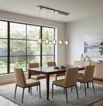 Moderne Glazen Highlight Belle G9 Hanglamp - Nikkel, Ophalen of Verzenden, Zo goed als nieuw, Glas, 75 cm of meer