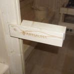 Vierkante Barrelsauna Nolvik - Incl. Toebehoren - 220x185 x1, Verzenden, Nieuw