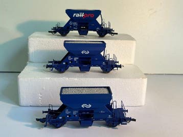 Roco H0 - 46683.2/46300/47003 - Modeltrein goederenwagon (3), Hobby en Vrije tijd, Modeltreinen | H0, Nieuw