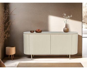 Dressoir Patou 170cm - Beige, Ophalen of Verzenden, Nieuw