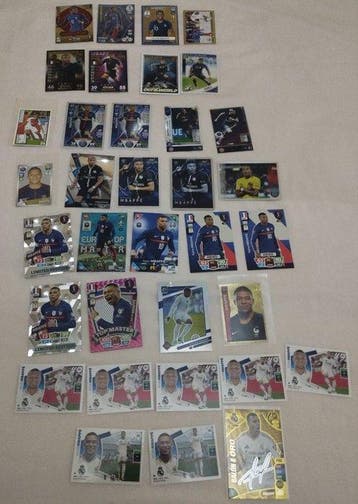 Lote 35 cromos rookie Kylian Mbappé Panini -Topps - 35 Mixed, Nieuw