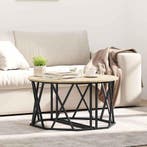 vidaXL Salontafel Sonoma Eiken 80 x 80 x 42 cm, Verzenden, Rond, Nieuw, 50 tot 100 cm