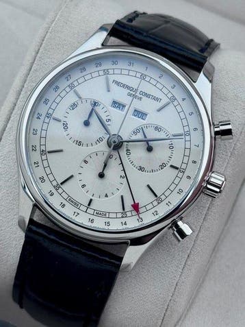 Frédérique Constant - Classics Chronograph Triple Calendar -, Nieuw