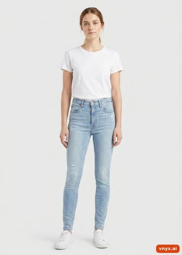 Levis Jeans Dames maat WW28 / L30 Lichtblauw Vintage, Ophalen of Verzenden, Nieuw