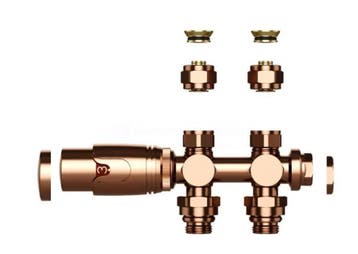Radiator aansluitset Belrad | Thermostatisch | Muur- of, Ophalen of Verzenden, Nieuw, Koper, Overige typen