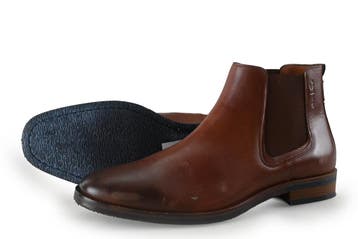 Manfield Chelsea boots in maat 42 Cognac, Kleding | Heren, Schoenen, Manfield, Overige kleuren, Verzenden, Boots