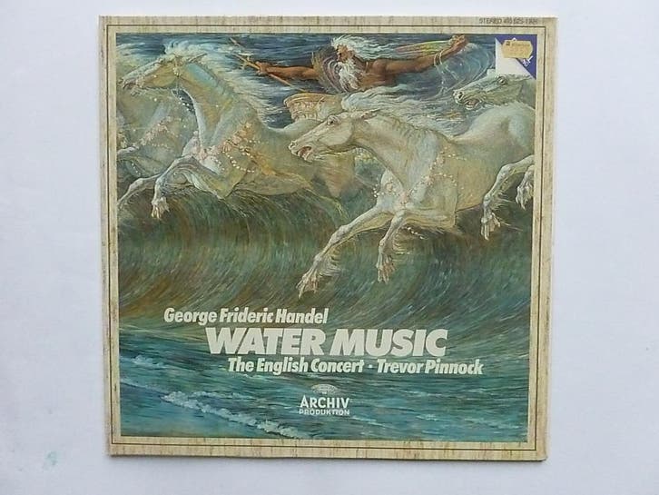 Handel - Watermusic / Trevor Pinnock (LP), Cd's en Dvd's, Vinyl | Klassiek, Zo goed als nieuw, Ophalen of Verzenden