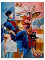 Kiri Aguilera (1982) XL 120 x 90 cm - La Guardiana del