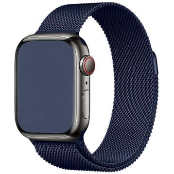 Apple Watch bandje Solaro - milanese - middernacht, Verzenden, Nieuw