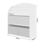 Kinderboekenkast Orust opbergkast 97,5x82,5x29,5 cm eenhoorn, Kinderen en Baby's, Verzenden, Nieuw